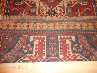   Antique  caucasien  Kasim  Ushak  Kasak  rug  19  th. century
 
  131 X 224 cm.  , Superb  natural  colours ,  ...