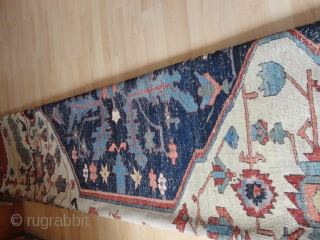   Magnificent  antique  Serapi  Nod-West  Persien , 19 Jh. century , 320 X 417 cm.

  Fantastik , amasing  colours  , quality  wool ,  ...