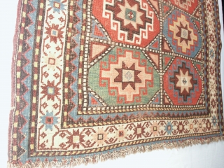     
    Antique  Memling  Gül Kasack 19 century  100 X 196 cm
    Superb  colours , wear  in   ...