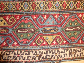   Magnificent  antique  Shasawan  double  Mafrash Signt Saleh Mousharaf  dated

  1254 / 1836 , Fantastic colours , very  fine weave , Lustrous wool ,  ...