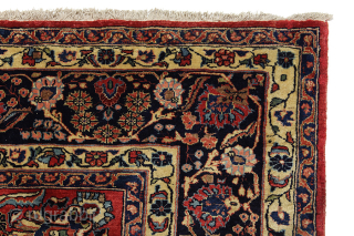 Sarouk - Antique Persian Carpet

Size: 350x265 cm
Thickness: Medium (5-10mm)
Oldness: 120+ (Antique)
Pile - Warp: Wool on Cotton
Node Density: about 250,000 knots per m²

carpetu2@gmail.com           