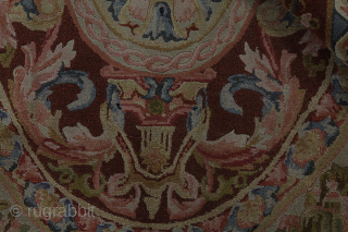 Aubusson - Antique French Carpet

Size: 300x200 cm
Thickness: Medium (5-10mm)
Oldness: 120+ (Antique)
Pile - Warp: Wool on Cotton
Node Density: about 120,000 knots per m²

carpetu2@gmail.com
           