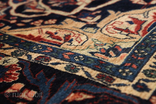 Bijar - Antique Persian Carpet

Size: 340x205 cm
Thickness: Medium (5-10mm)
Oldness: 80-100 (Antique)
Pile - Warp: Wool on Cotton
Node Density: about 200,000 knots per m²
mail: carpetu2@gmail.com          