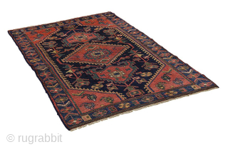 Bijar - Kurdi - Antique Persian Carpet 197x121

Size: 197x121 cm
Thickness: Medium (5-10mm)
Oldness: 80-100 (Antique)
Pile - Warp: Wool on Cotton
Node Density: about 90,000 knots per m²
email:info@carpetu2.com        