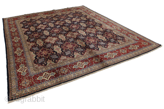 Jozan - Antique Persian Carpet 348x303

Size: 348x303 cm
Thickness: Medium (5-10mm)
Oldness: 80-100 (Antique)
Pile - Warp: Wool on Cotton
Node Density: about 250,000 knots per m²

email:carpetu2@gmail.com
          