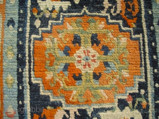 Tibetan mat - meditation rug - probably around 1910 - clean and very nice condition - Size: 80 x 67 cm - worldwide shipping possible        