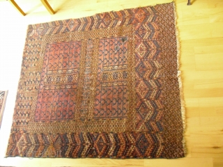 Tekke Engsi Fragment + last qu 19th century + washed + velvety feeling                    