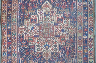 Antique Khamseh with one big medallion 158 x 202 cm                       