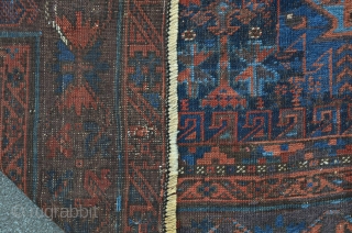 A rare Timuri Baluch main carpet, 180 x 246 cm, restored.                      