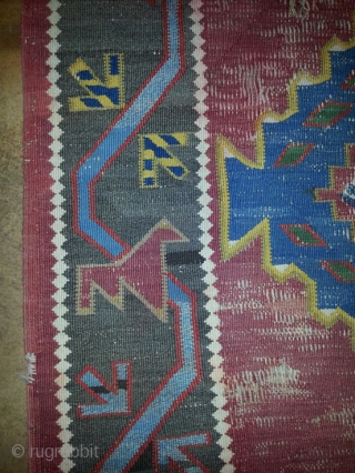 Early Avar Kilim, seize: 158 x 308 cm                         