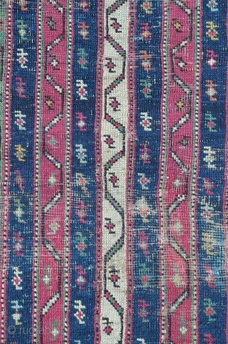 Antique Karabagh carpet, 241 x 95 cm, ca. 1850                        