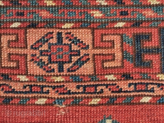 Turkmen Chuval Fragment
106 x 65 cm
                           