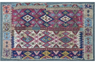 Two Anatolian Kilim Fragments, 157 x 98 cm                         