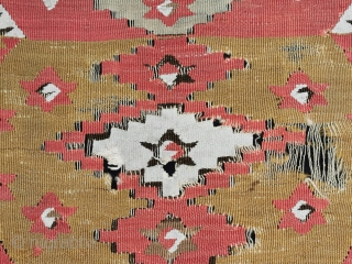 South east Anatolian kilim fragment, possibly a Reyhanli, 179 x 78 cm                     