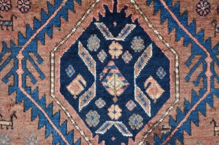 Karabagh / Shusha long rug 345 x 114 cm, several moth damages at the lower end....but still maybe a good restoring project?!           