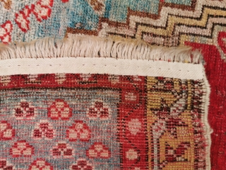 Kirsehir prayer rug with "Cintamani" field design, 143 x 93 cm                      