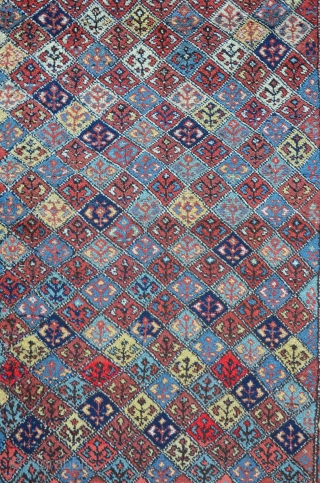 Persian Kurdish rug, 199 x 114 cm, possibly a Quchan?                       