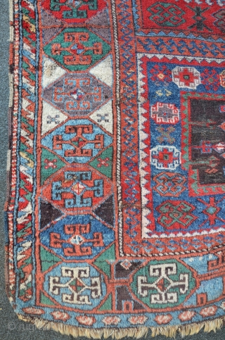 East Anatolian Yuruk, 19th, great colors...lots of different greens, aubergine.
203 x 134 cm. 
                   