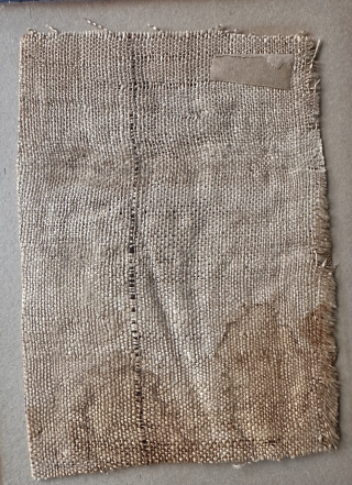 Roman Coptic textile fragment approx 6 x 4 inches                        