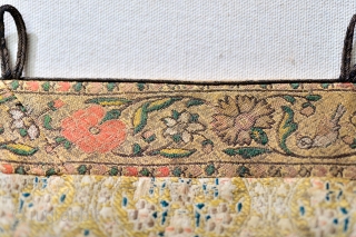 1600s / 17th Century Safavid silk / gold brocade.

This antique purse was custom made out of 17th Century Safavid textiles. The purse was crafted in the early 20th Century in either London  ...