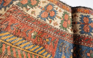 Early Village Bakhtiar or Bakhtiari
All natural colors and good original condition. Needs selvages 
4 x 6 ft                