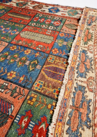 Early Village Bakhtiar or Bakhtiari
All natural colors and good original condition. Needs selvages 
4 x 6 ft                