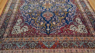 Antique Persian Kermanshah large oriental rug, ca. 1880's-1900's, 10'4" x 15'9" (315 x 450 cm.) excellent original condition, amazing colors, hand washed and cleaned professionally just recently.      