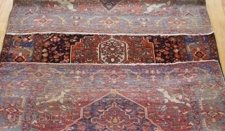 Antique Persian Malayer oriental rug, ca. 1900, 4'8" x 6'4" (143 x 193 cm)                   
