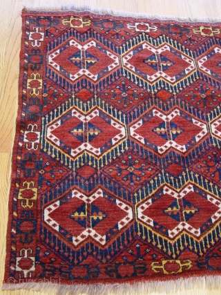 Antique Turkmen Ersari 3'7" X 6' very good original condition                       