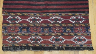 Antique Caucasian Shahsavan Torba, ca. 1880s, size is 3'7" x 5'1" ft.                     