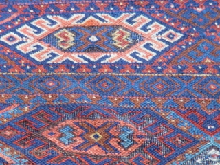 Antique Kurdish rug, size 4' X 5'8"                          