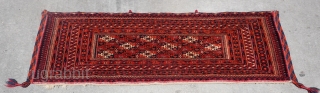Antique Turkmen Teke Torba, 4'3" x 1'5" ft. excellent condition.                       