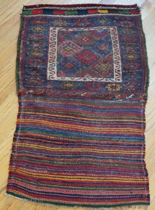 Antique Jaf-Kurd Bag (2' x 3'3"ft) or (60 x 98 cm.) great range of colors, all are natural dyes, professionally hand washed and cleaned.         