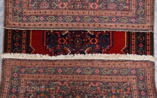 Antique Kurdish Senneh oriental rug, 2'3" x 3'3" (69 x 99 cm.), ca. 1880s-1900s, excellent original condition, has been hand washed and cleaned professionally just recently.       