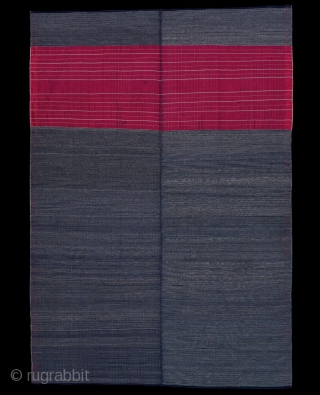 Ritual Cloth,
Nusa Penida island, Indonesia, 
Cotton, silk
19th/early 20th Century

81x56 in/206x142 cm

Amongst the most subtle and compelling of Indonesian "abstract" textiles, these cloths were suggested by some to be used in tooth filing  ...
