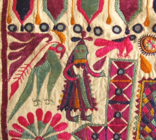 Antique folk art embroidered textiles from Gujarat, India. About 75 to 90 years old.

Check out http://ThreadsOfOld.etsy.com for more details and pricing.            