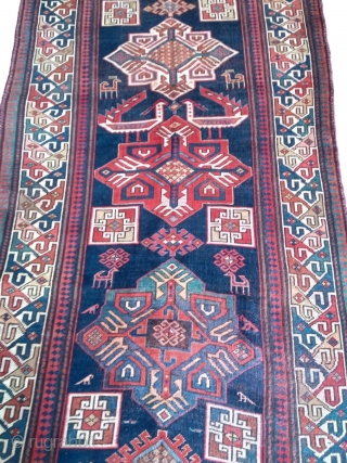 Antique Caucasian Akstafa Kazak Runner ca.1910/1920
280cmx118cm
Perfect condition                          