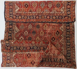 Antique Rare Qashqai Rug - Late 19th Century 
244x134cm - For sale as is. 

                  