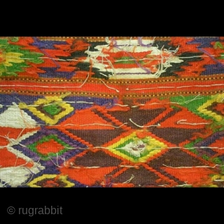 Romania or Balkan apron kilim, size: 62*37cm                          