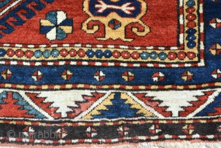 Lori Pombak 1880, size is 230 x 175 cm. very charming rug with full pile, only 3 tiny places are repile, more beautiful then pictures        