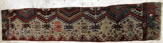 Anatolian Kilim mid 19th century? 403 x 85 cm                        