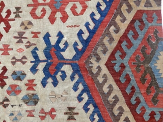 Anatolian Kilim mid 19th century? 403 x 85 cm                        