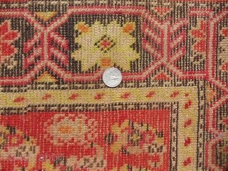 Antique circa. 1800 Caucasian Karabagh Boteh rug. Shusha or possibly Shikhli district, border suggests Shikhli. Fantastic condition. Beautiful karabagh floral meander border, botehs are spectacular. Composition is all wool, warp 3 shoots,  ...