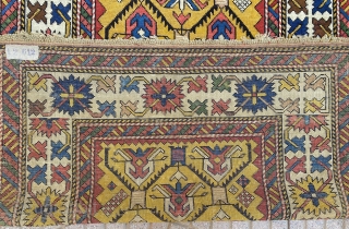 Caucasian antique  cuba  cm 2,95 x 0,95 ( 9,10 -3,2 )mid 19th Century
 quality of the fine carpet with vegetable color rare soft fantastic perfect state of conservation
please more information  ...