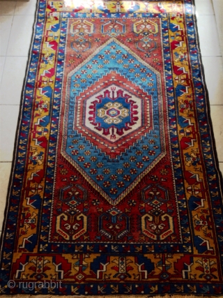 Yahyalı'seccade from anatolia semi old good condition naturel and synthetic  colors                     