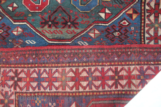 Cloudband Kazak Rug Circa: 1900 Size in Feet: 8'4''x 4'1'' Size in Centimeter: 256cm x 124cm. Please send me directly mail. mian4bro@gmail.com           