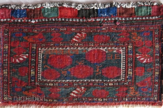 Afshar pile bag face - Size : 16" X 10.5" -- 41 cm X 27 cm                 