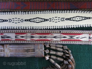 Syrian Ottoman Armenian extreme finely woven small bands. Four of these bands are from various ethnic origins. Metallic one should be Ottoman style, extreme fine woven with double side on upper part  ...