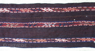 Turkmen Chuval face, all wool, natural colors. Circa 1920-1930. Size : 33" X 27" --87 cm X 69 cm              