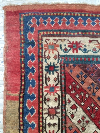 Shahsevan carpet very old 1820 or 1840s size 240x103cm                        